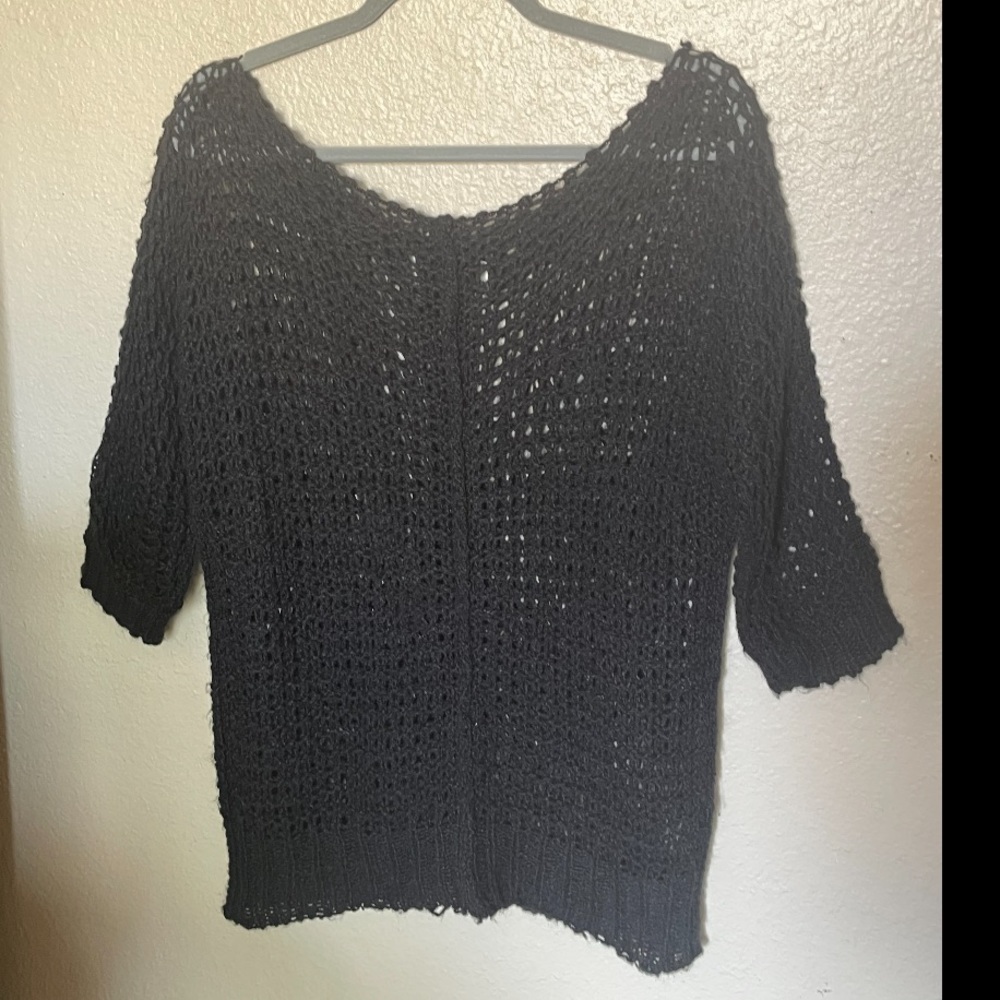Over lap cover sweater